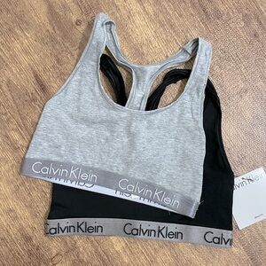 NWT Calvin Klein Modern Cotton Unlined Bralette Size Small